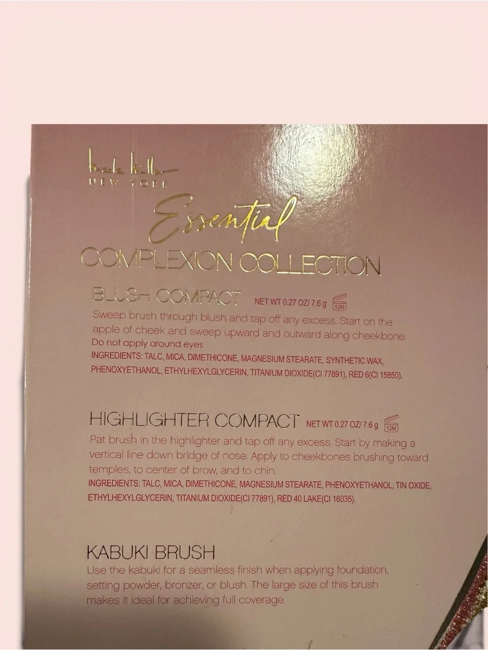 Nicole Miller New York Essential Complexion Collection Makeup Gift Set